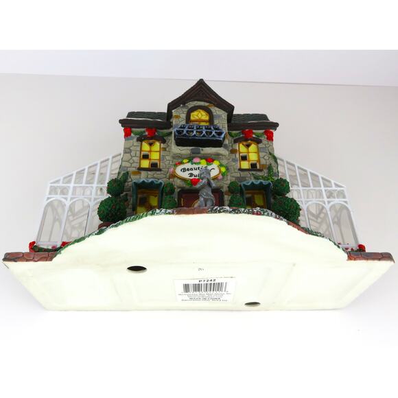 Holiday Time Beautiful Bulbs Porcelain Lighted Village Collectibles House 2004 - Picture 8 of 16